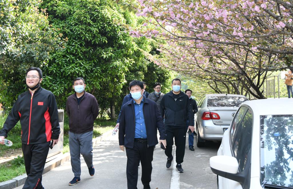 一群人站在树下的汽车描述已自动生成